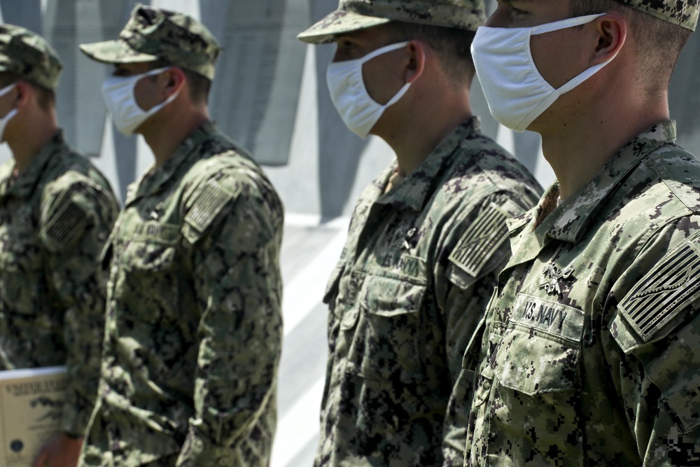 Crewman Qualification Training Class 109 Graduation