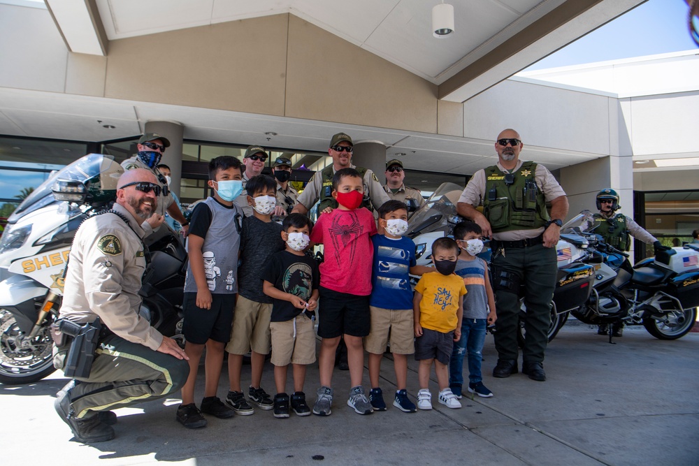 March Air Reserve Base honors frontline workers with flyovers