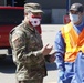 Wisconsin's adjutant general and senior leaders visit COVID-19 testing facility
