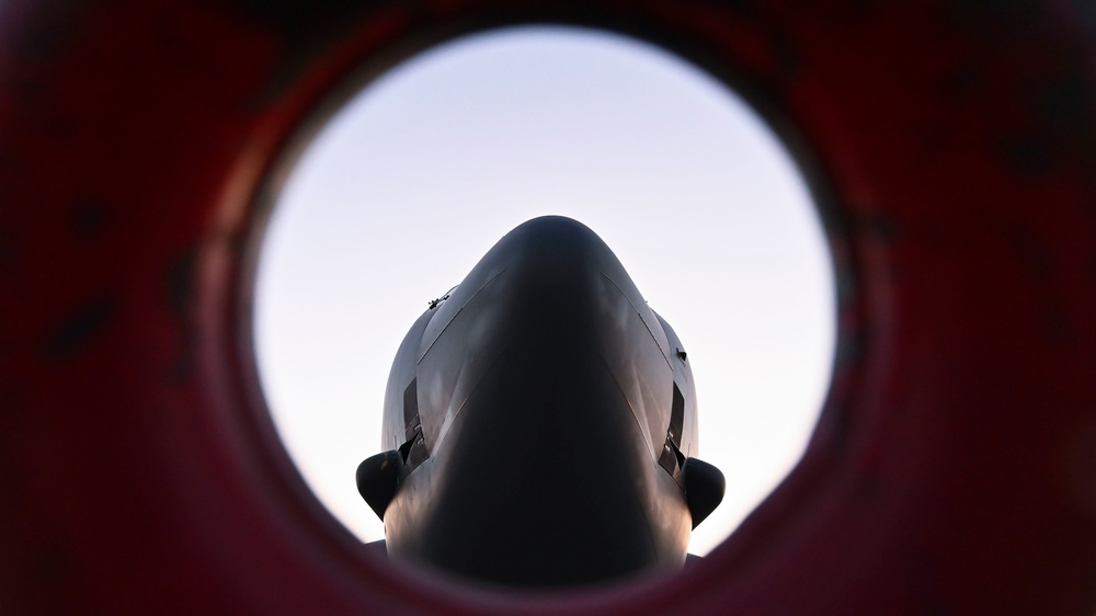 Barksdale B-52s take-off for Louisiana flyover