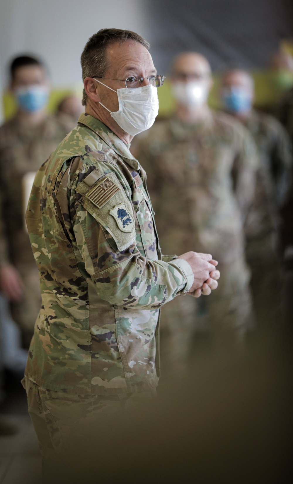 U.S. Air Force Brig. Gen. Wayne McCaughey transferring command