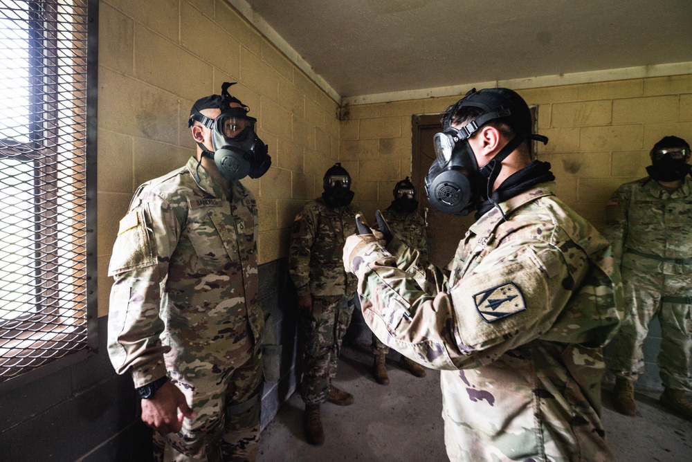 Air Defenders go through Gas Chamber