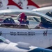 USAF Thunderbirds takeoff for California America Strong Flyover