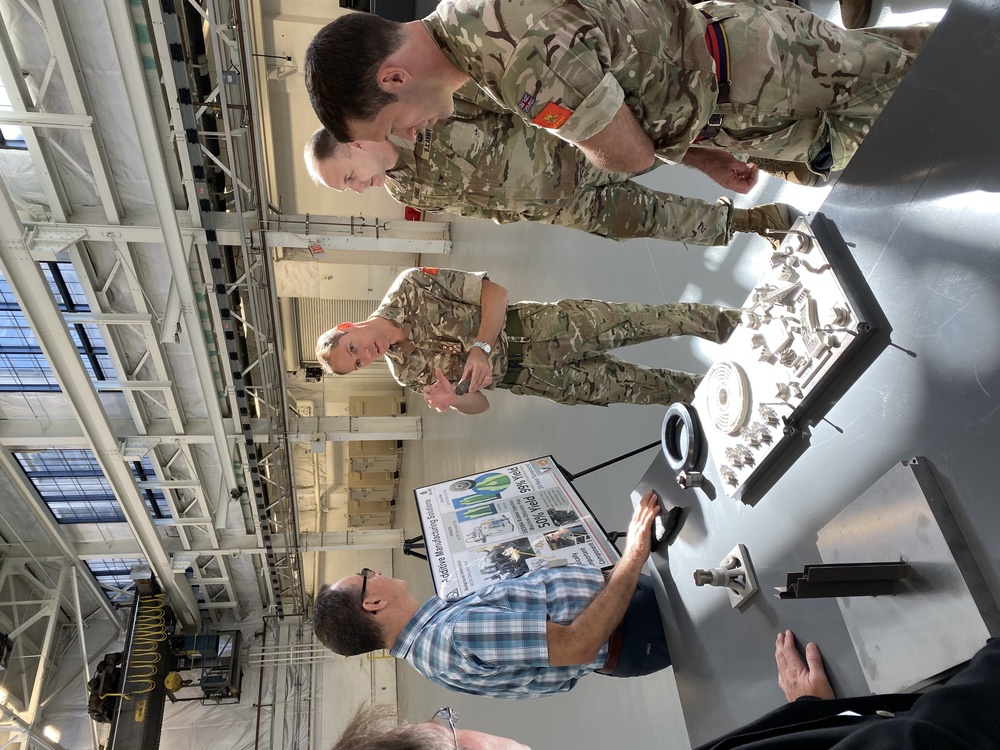 U.S., British Army personnel collaborate with additive manufacturing