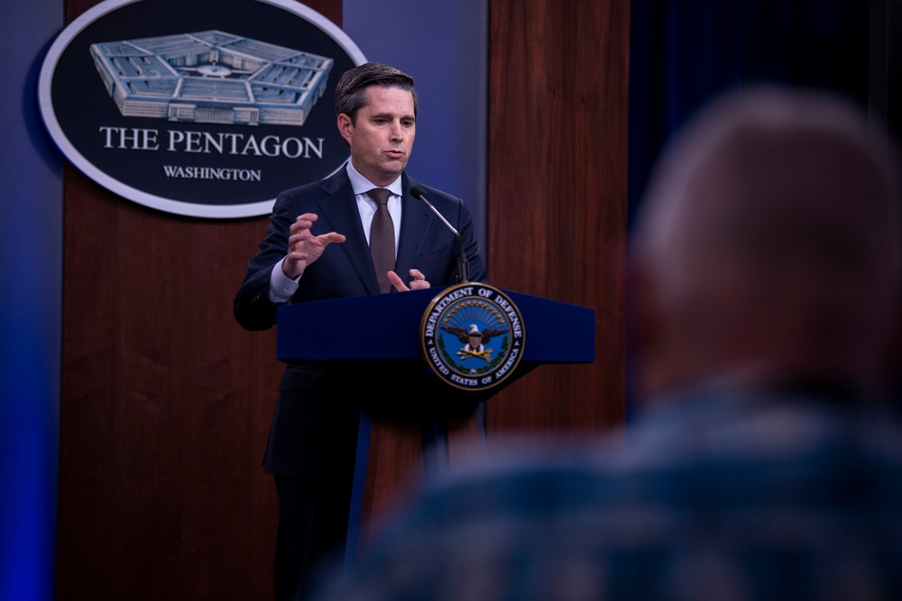 DOD Official Holds News Conference.