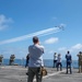 USNS Mercy Sailors Watch USAF Thunderbirds