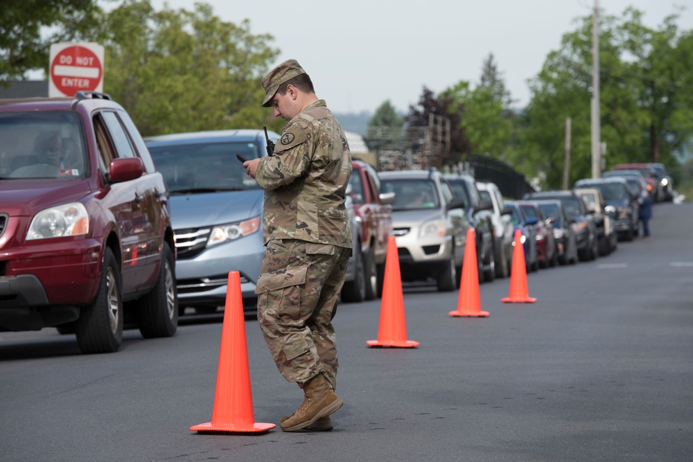 West Virginia National Guard supports COVID-19 test lanes