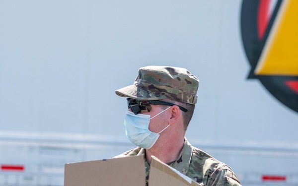 NC Guardsmen Distribute PPE across NC