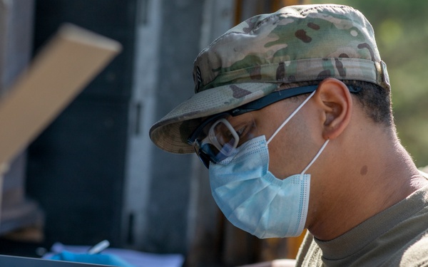 NC Guardsmen Distribute PPE across NC