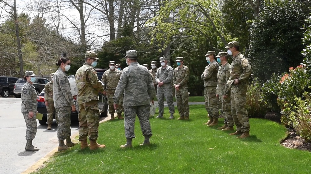 Mass. Guard members utilize civilian medical training in the COVID-19 fight