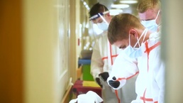 Mass. Guard members utilize civilian medical training in the COVID-19 fight