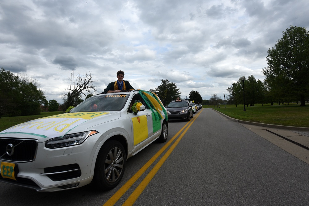 Class of 2020 celebrates May 15 graduation parade under overcast conditions