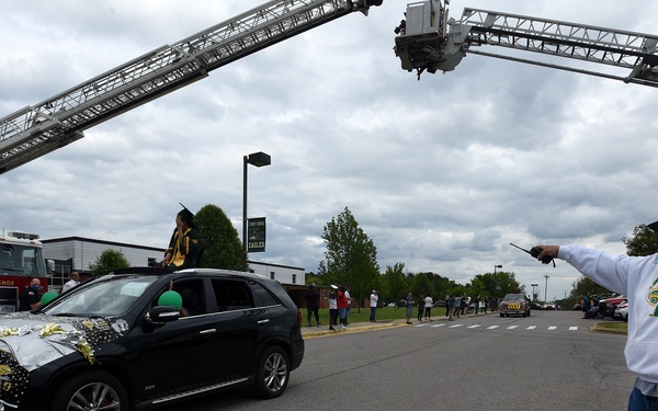 Class of 2020 celebrates May 15 graduation parade under overcast conditions