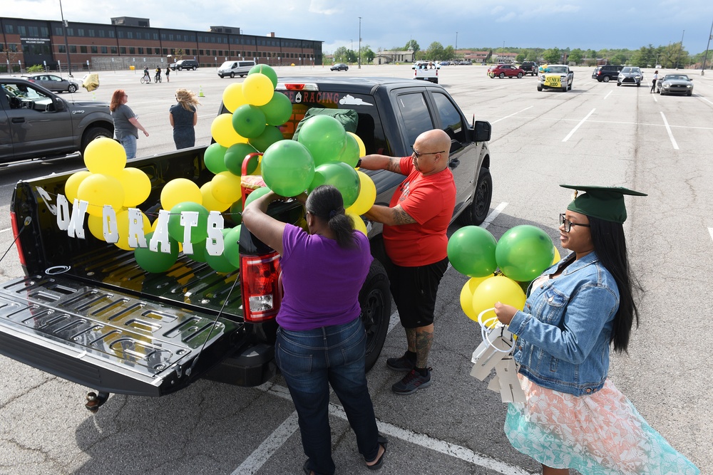 Class of 2020 celebrates May 15 graduation parade under overcast conditions