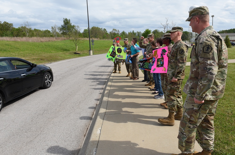 Class of 2020 celebrates May 15 graduation parade under overcast conditions