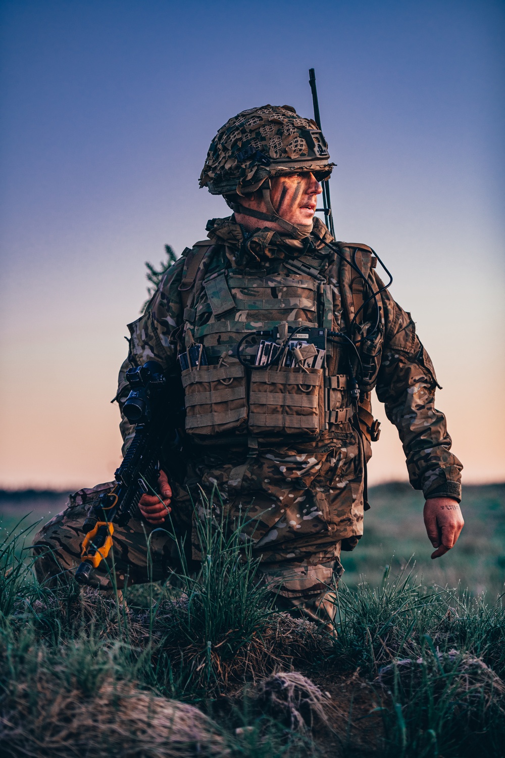 British Soldiers conduct recon exercise during eFP NATO BG-P