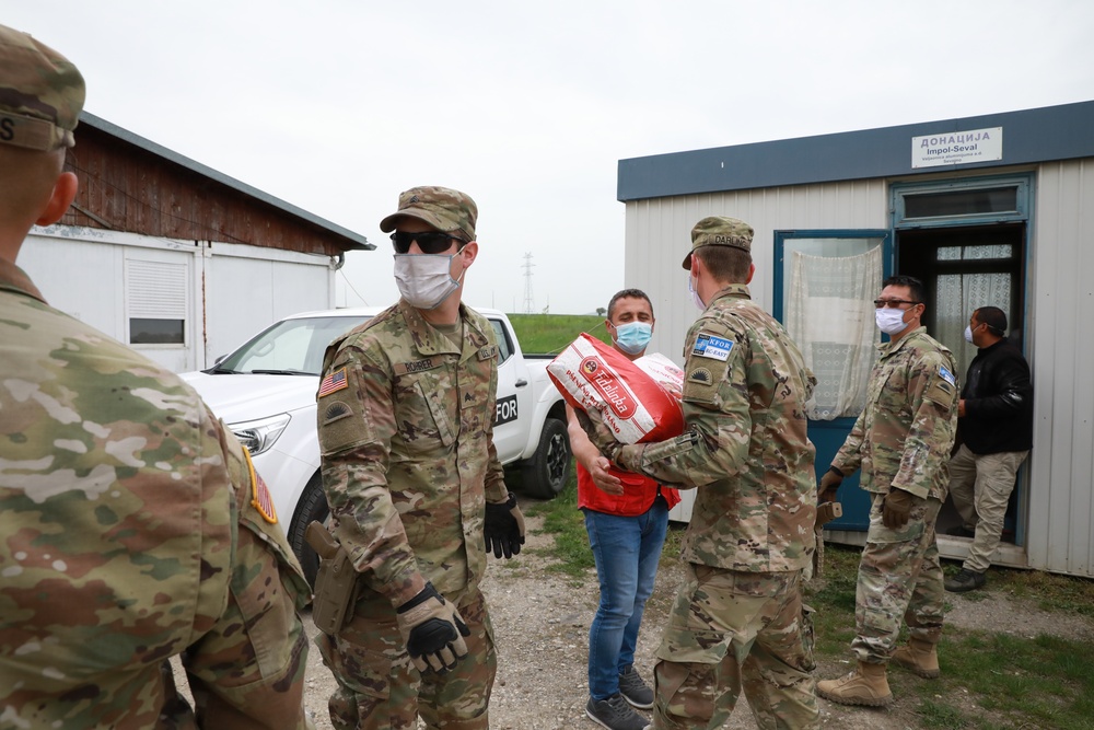KFOR RC-E delivers essential aid to Kosovo communities