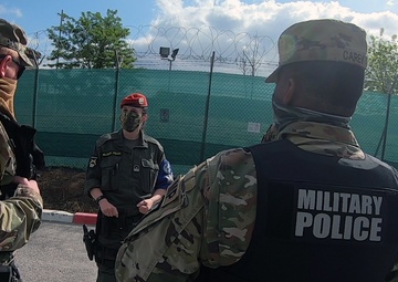 KFOR military police conduct joint operations