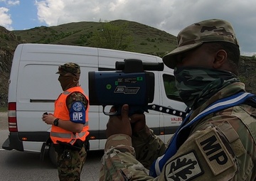 KFOR military police conduct joint operations