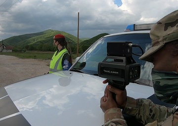 KFOR military police conduct joint operations