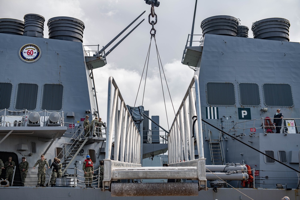 USS Roosevelt (DDG 80) arrives at Naval Station Rota, Spain