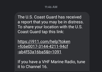 Coast Guard implements new i911 application to assist mariners