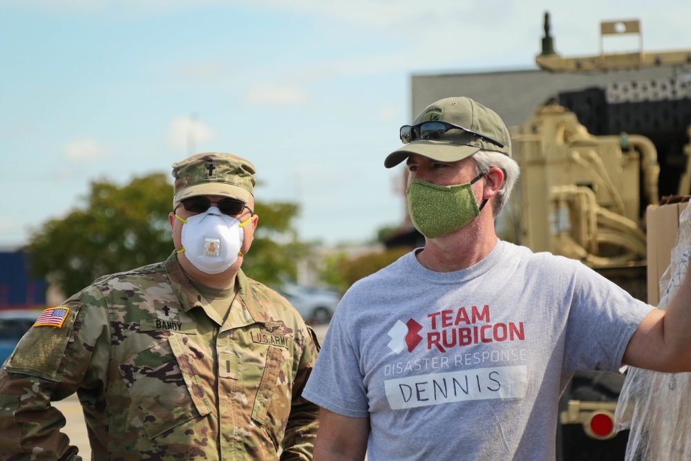 449th TAB Teams Up With Team Rubicon to Help Feed Community: COVID-19
