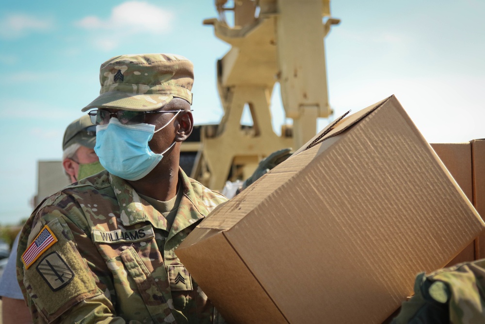 449th TAB Teams Up With Team Rubicon to Help Feed Community: COVID-19