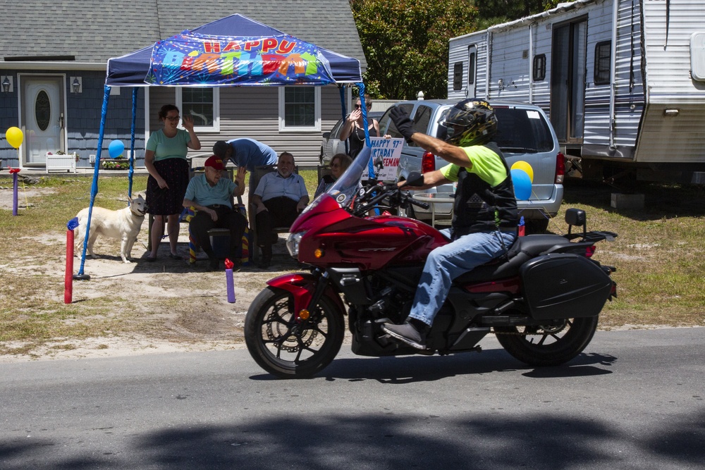 Retired 1stSgt James Freeman Birthday Celebration Parade