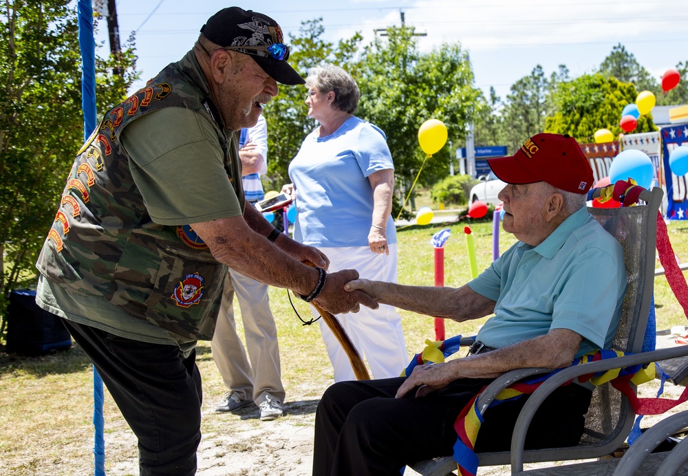 Retired 1stSgt James Freeman Birthday Celebration Parade