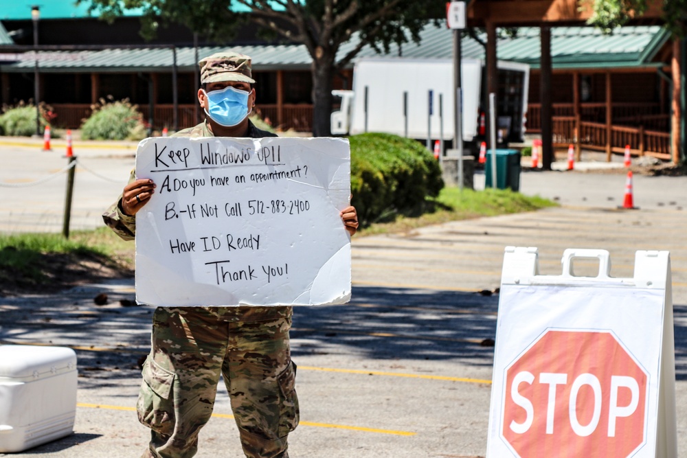 Texas National Guard Mobile Testing Team visits Alabama-Coushatta Reservation