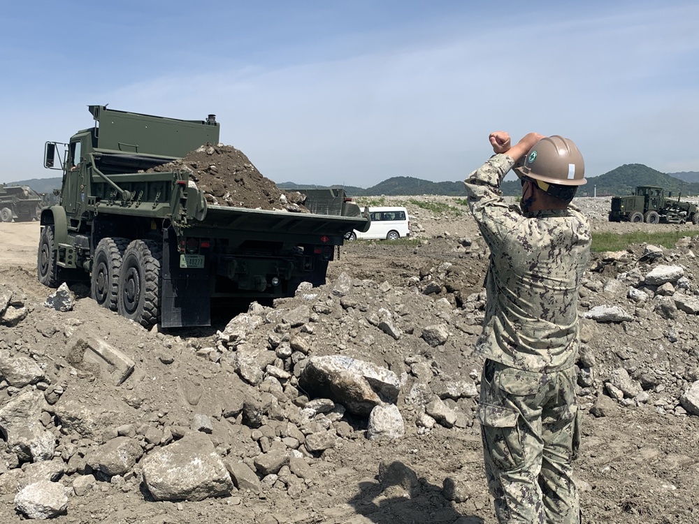 U.S. Navy Seabees with NMCB-5’s Detail Iwakuni support Marine Corps Air Station Iwakuni
