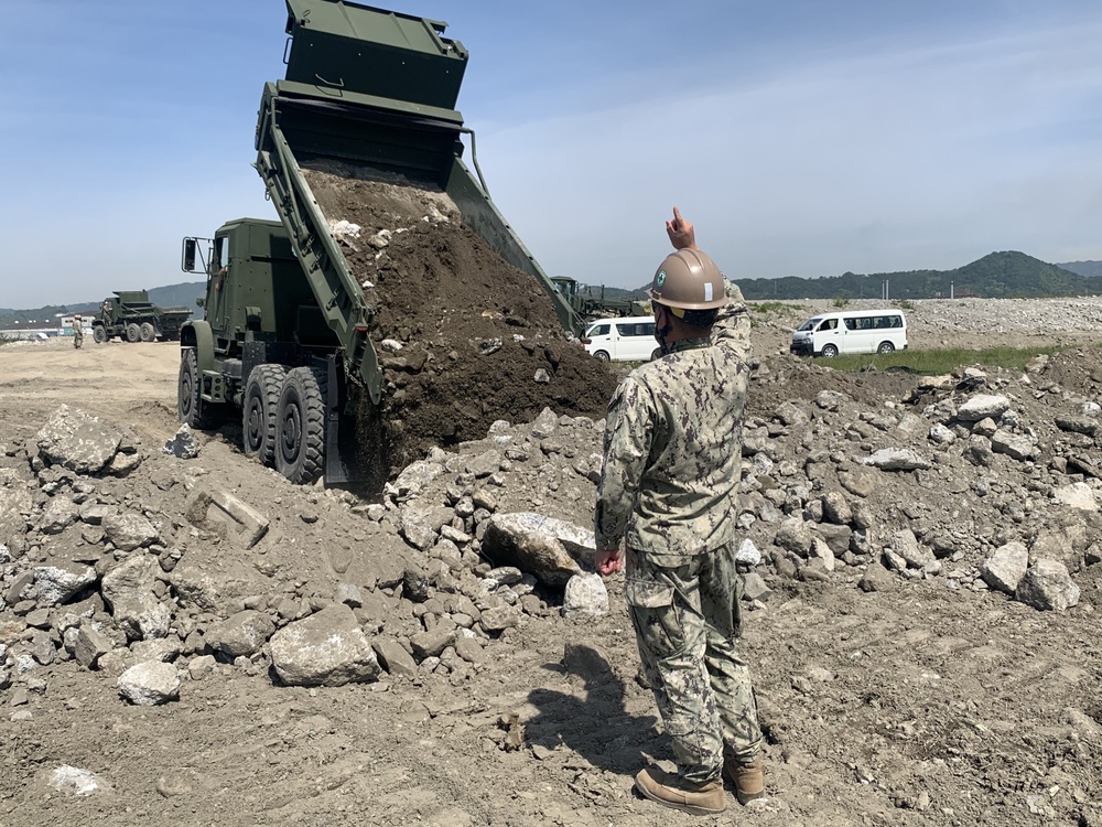 U.S. Navy Seabees with NMCB-5’s Detail Iwakuni support Marine Corps Air Station Iwakuni