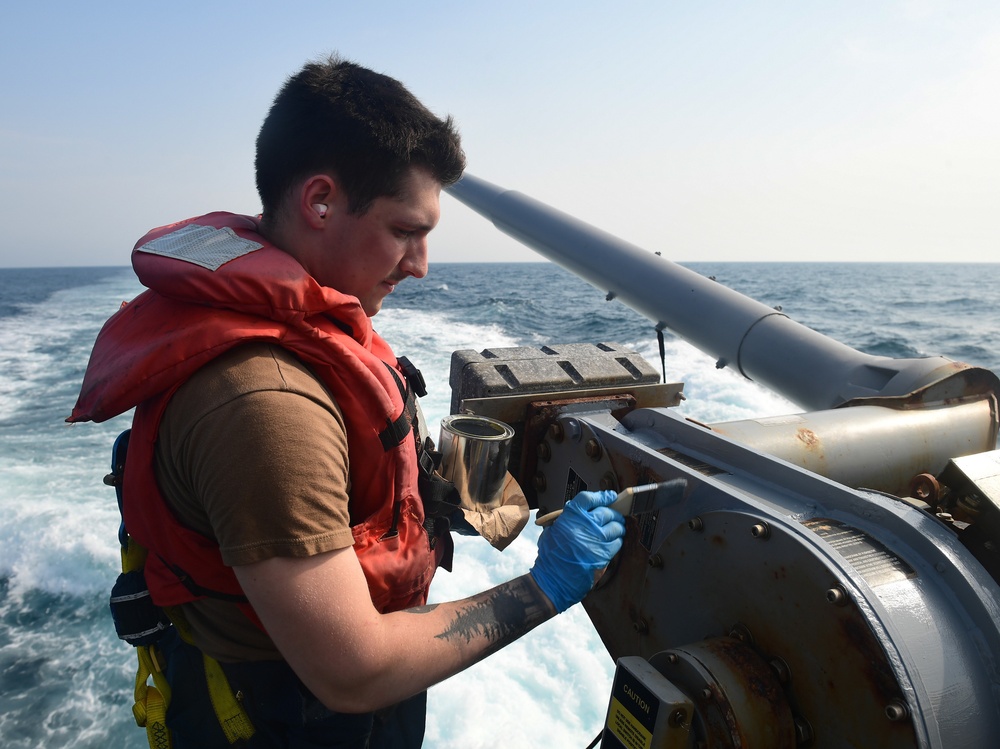 San Jacinto Conducts Operations in the Arabian Sea