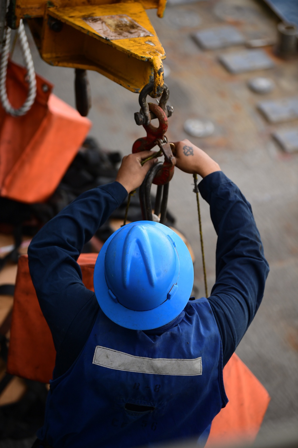 San Jacinto Conducts Operations in the Atlantic