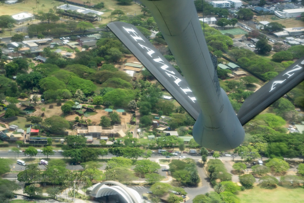 OPERATION AMERICAN RESOLVE - Hawaii flyover