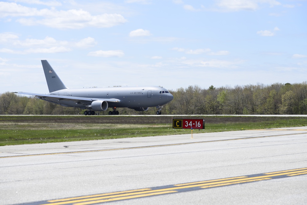 Air Guard KC-46 Perform Training Mission