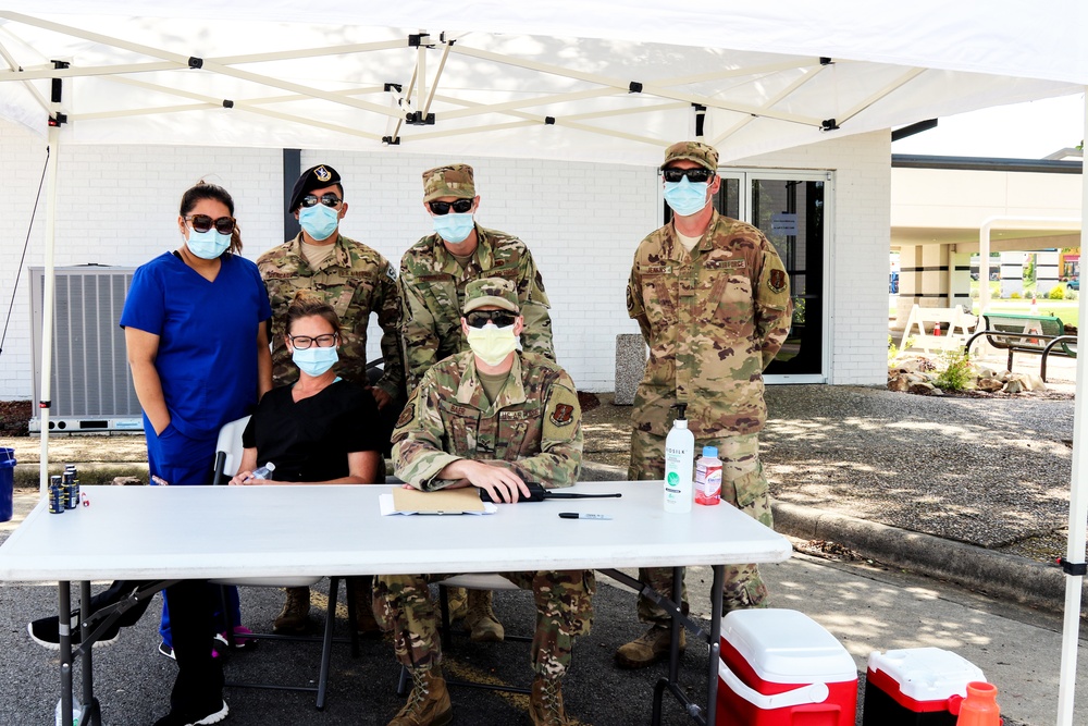 Texas Air National Guard Supports COVID-19 Testing in Mount Pleasant, Texas