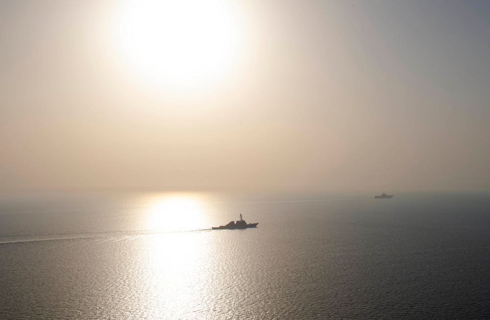 USS Bataan (LHD 5) operates in the Arabian Gulf