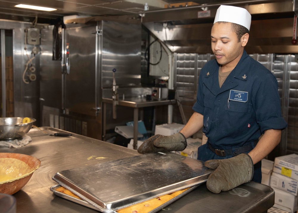 USS BATAAN (LHD 5) Galley