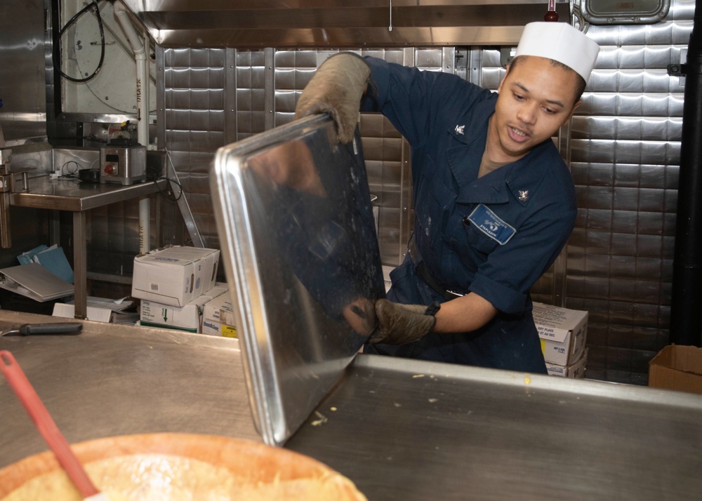 USS BATAAN (LHD 5) Galley