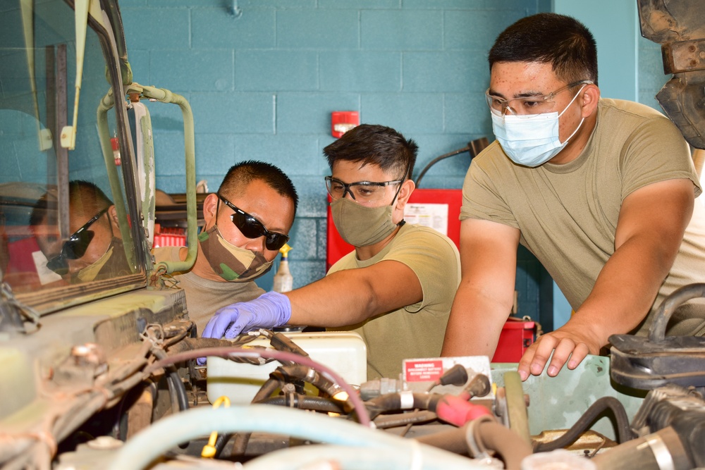 HIARNG Soldiers conduct maintenance operations during COVID-19