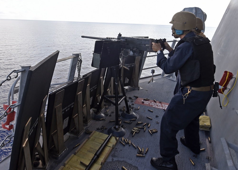 USS Gabrielle Giffords Gun Shoot