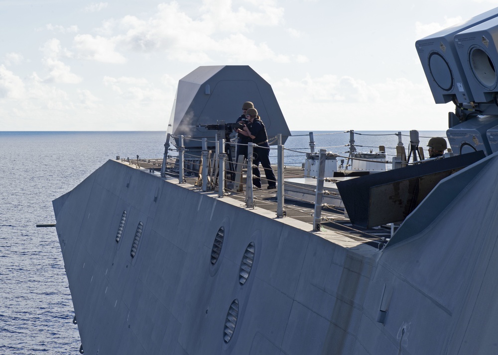 USS Gabrielle Giffords Gun Shoot