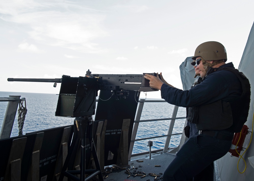 USS Gabrielle Giffords Gun Shoot