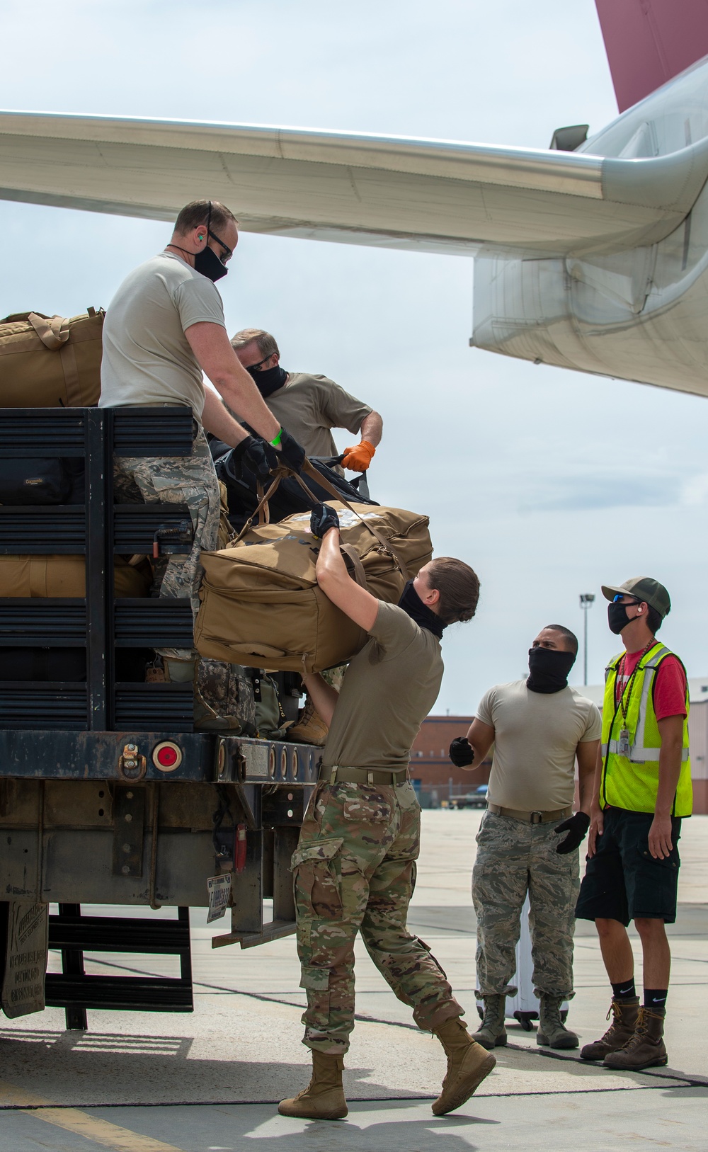 Airmen of the 124th Fighter Wing Deploy During COVID-19 Pandemic