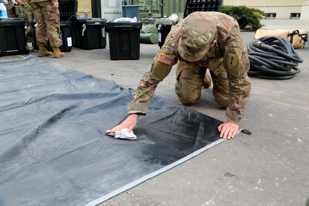 1st ID FWD soldiers prepare for customs inspections
