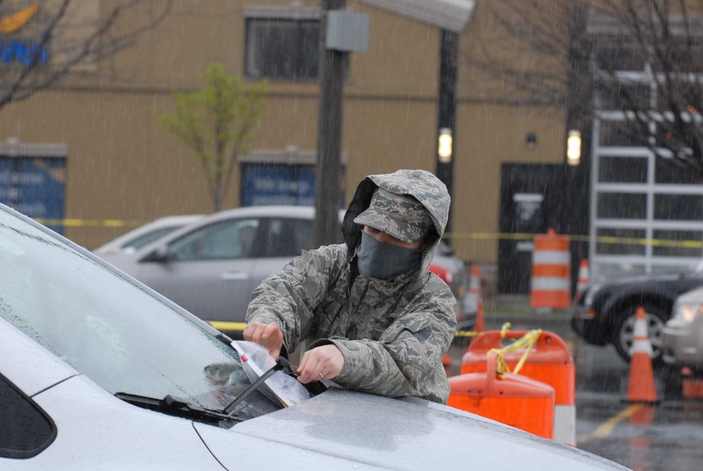 At COVID-19 testing sites, New York National Guardsmen play critical role in unusual jobs