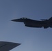 KC-135 refuels F-16 Fighting Falcons during Wisconsin Flyovers