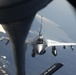 KC-135 refuels F-16 Fighting Falcons during Wisconsin Flyovers